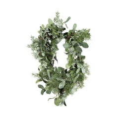 D24" Foliage/Cedar Wreath, Green