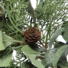 D24" Foliage/Cedar Wreath, Green