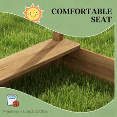 House Design Wooden Kid Sandbox