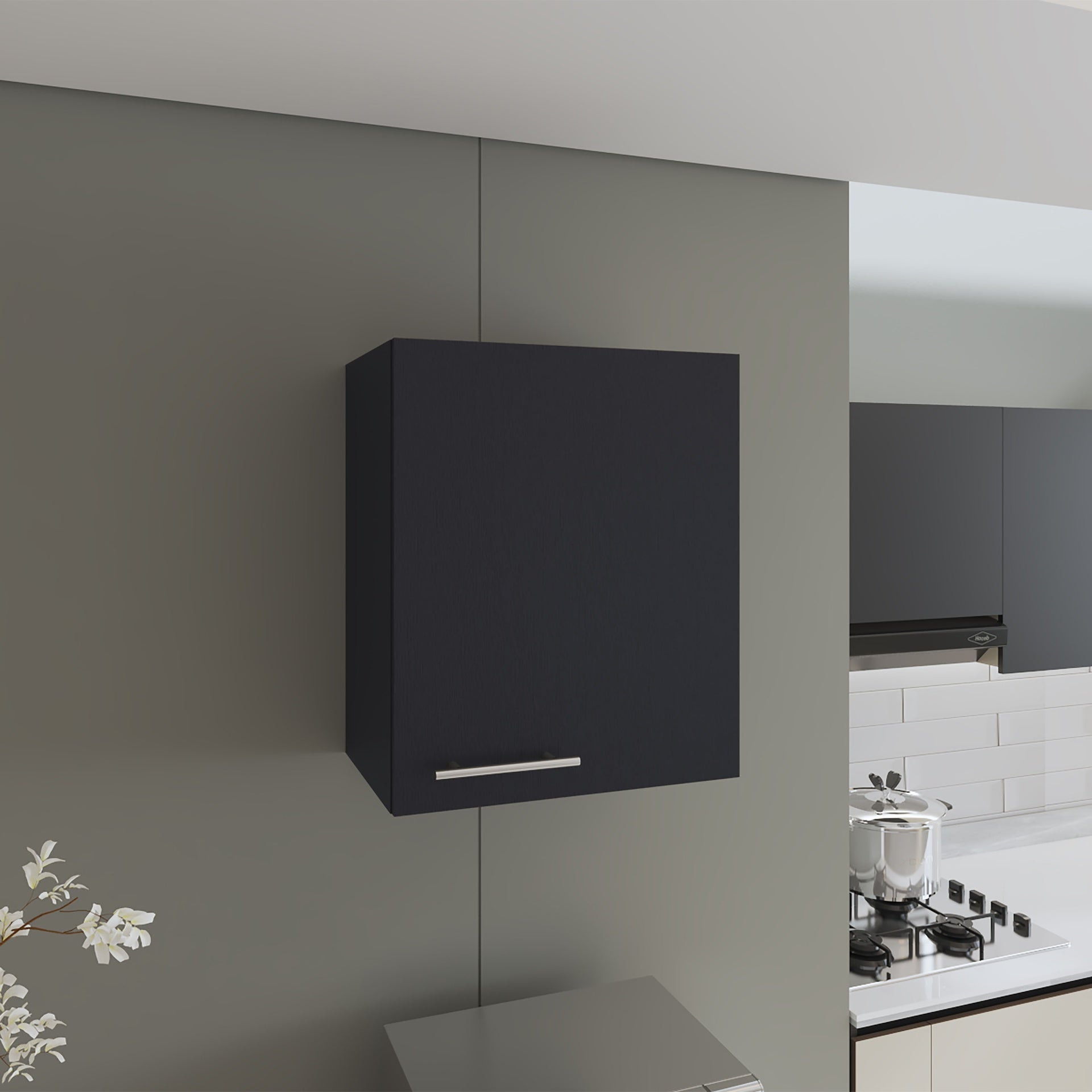 Manchester 20" Wide One-Door  and Two Shelves Wall Cabinet