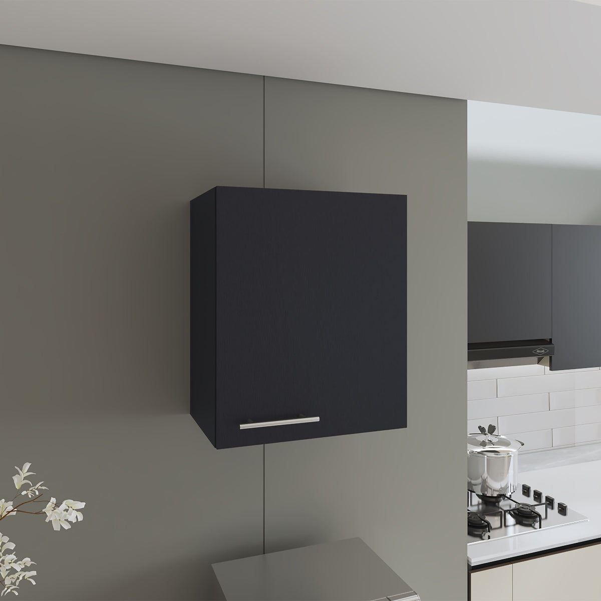 Manchester 20" Wide One-Door  and Two Shelves Wall Cabinet
