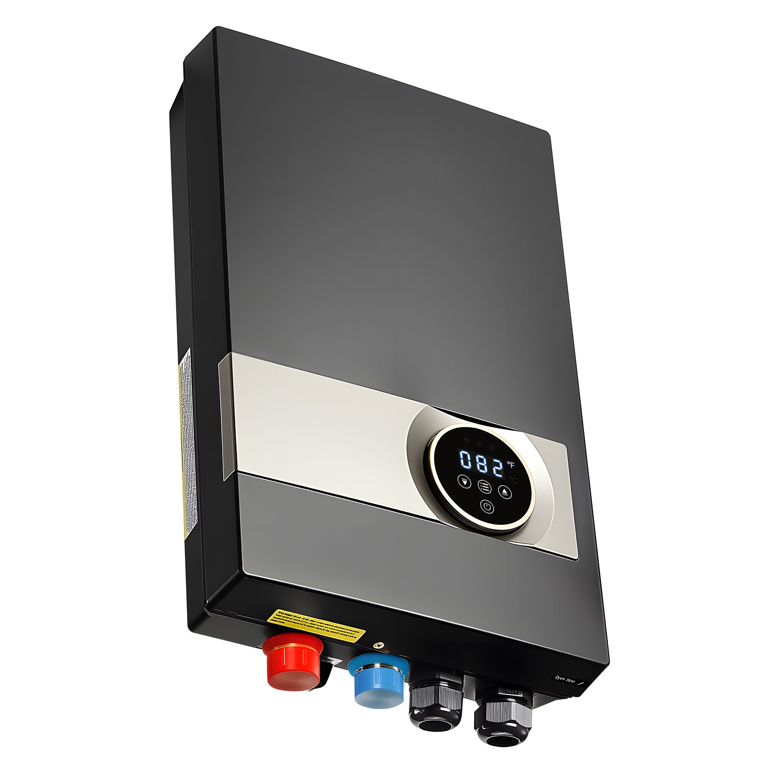27kW Tankless Electric Water Heater Instant Hot with LCD Touch Child Lock