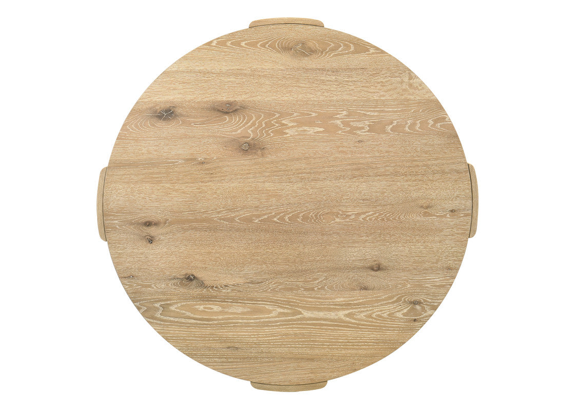 Bruno Oak Finish 47" Round Dining Table