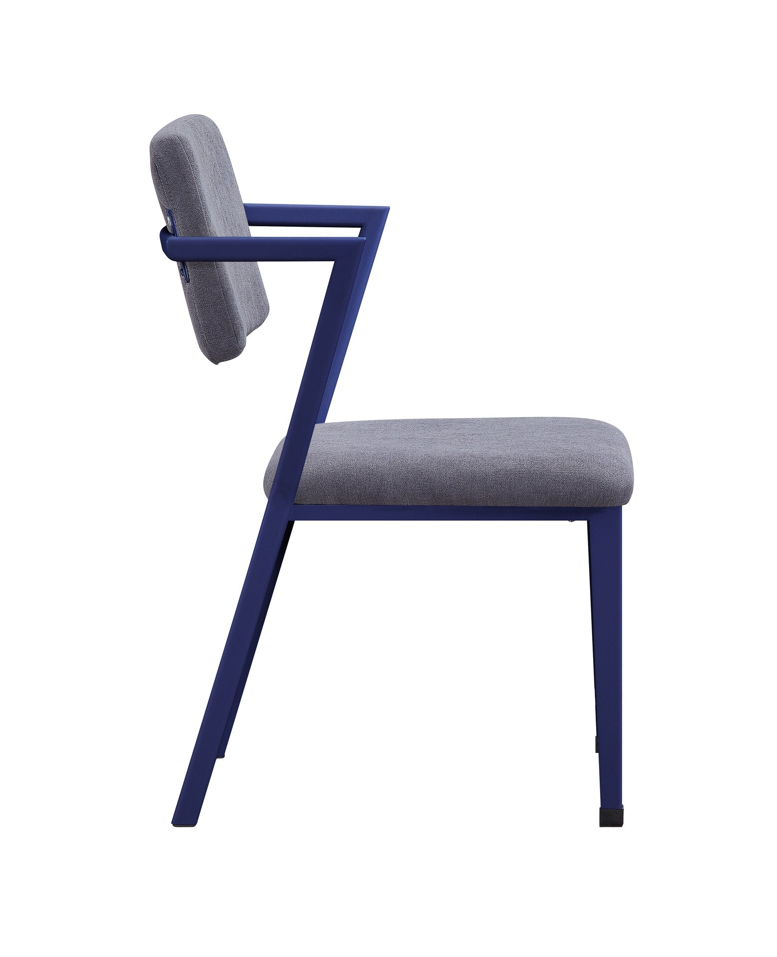 Cargo Gray Fabric & Blue Finish Office Chair