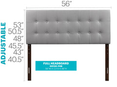 Stylish Casual Light Grey Headboard