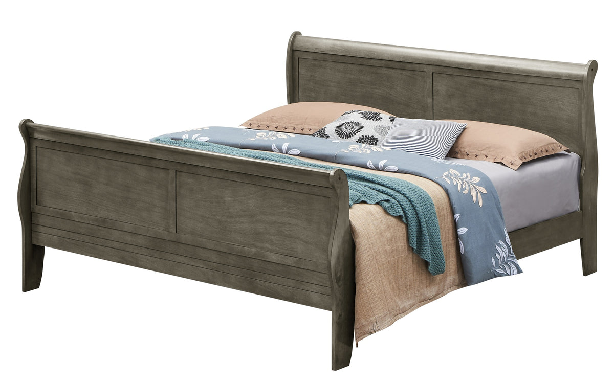 Timeless Gray Full Bed For Elegant Bedrooms