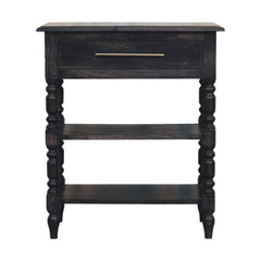 Solid Wood Heritage Turned-Leg Side Table
