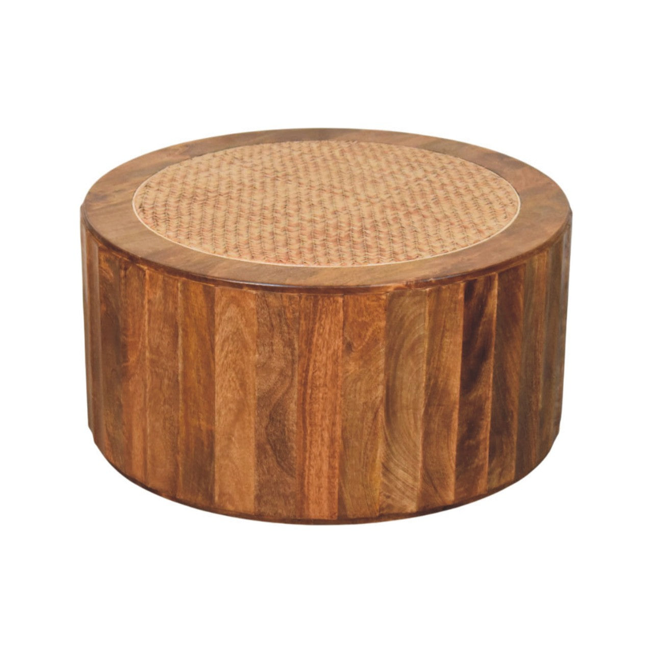Artisan Furniture Solid Wood Rivera Rattan Coffee Table