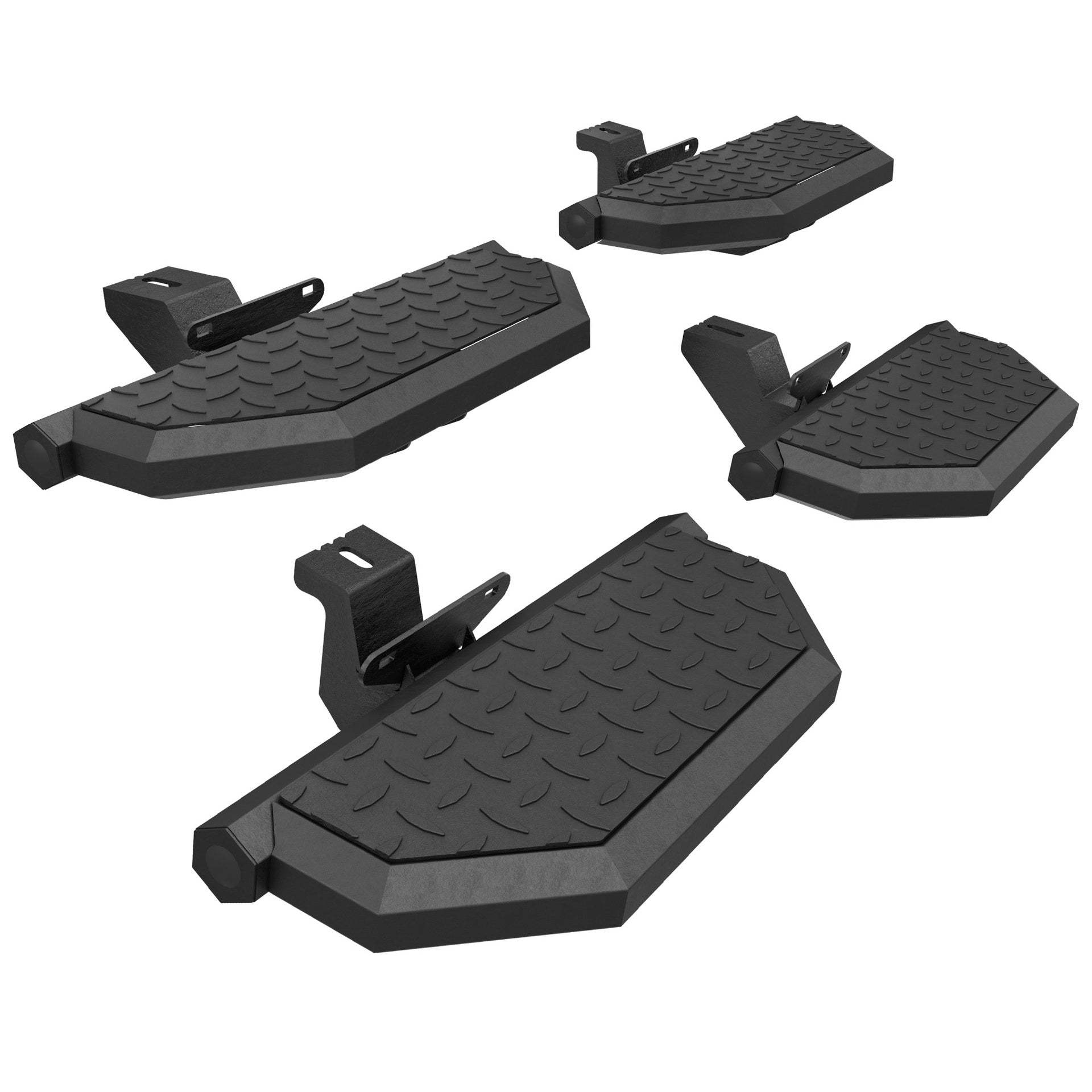 Running Boards For 07-18 Jeep Wrangler JK  JKU 4 Doors Sport Utility / Exclude JL