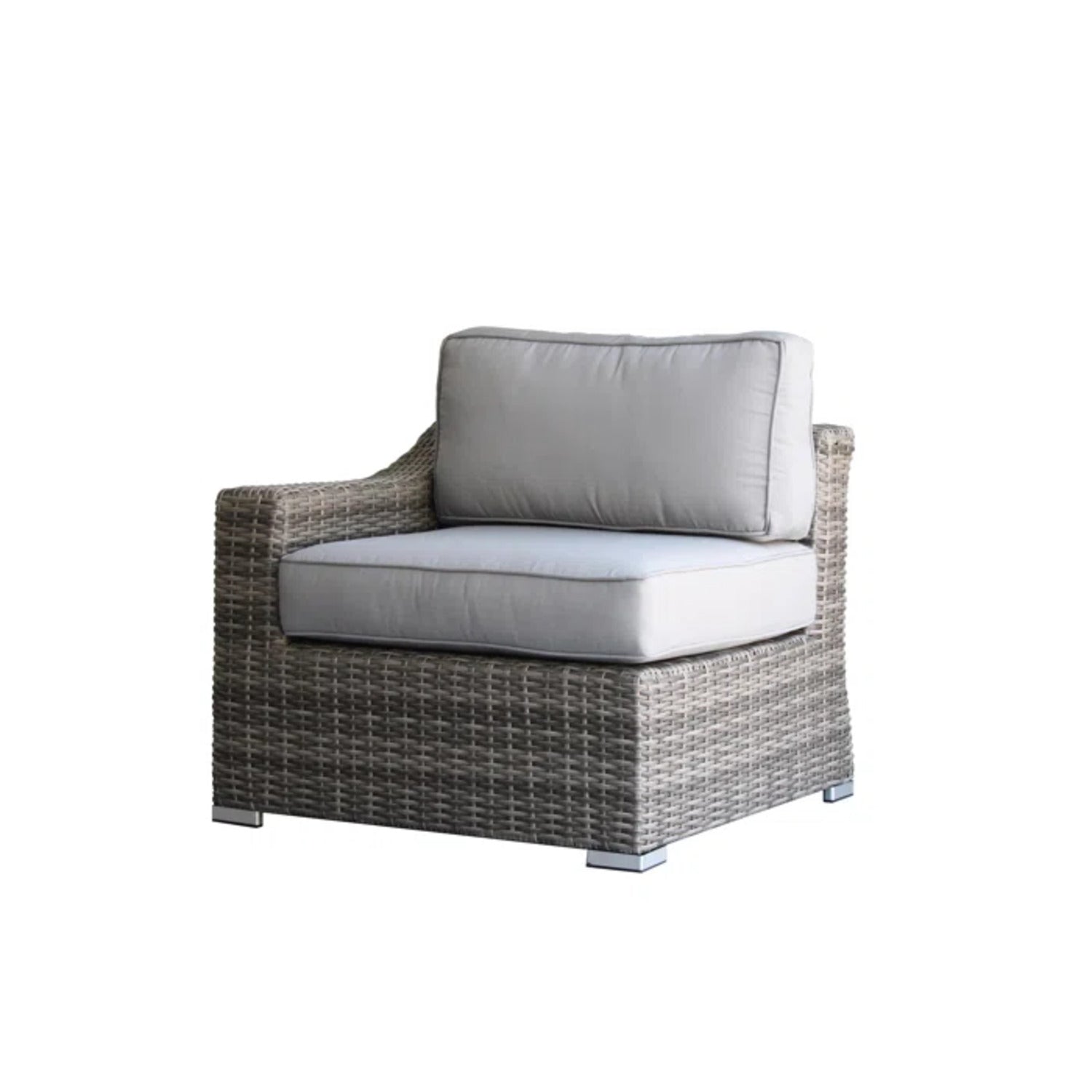 7-Piece Fully Assembled Wicker Patio Sofa Set with Cushions – Seats 6 Comfortably