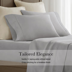 2-Piece Standard Sham Sateen Pillowcase Set