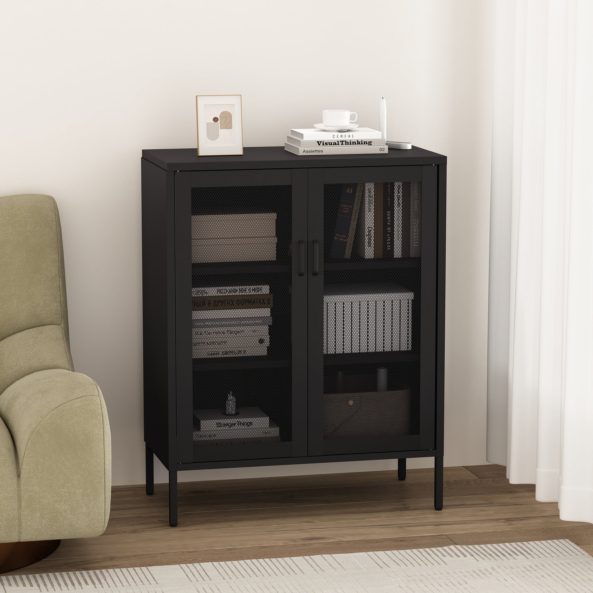Accent Cabinet in Black