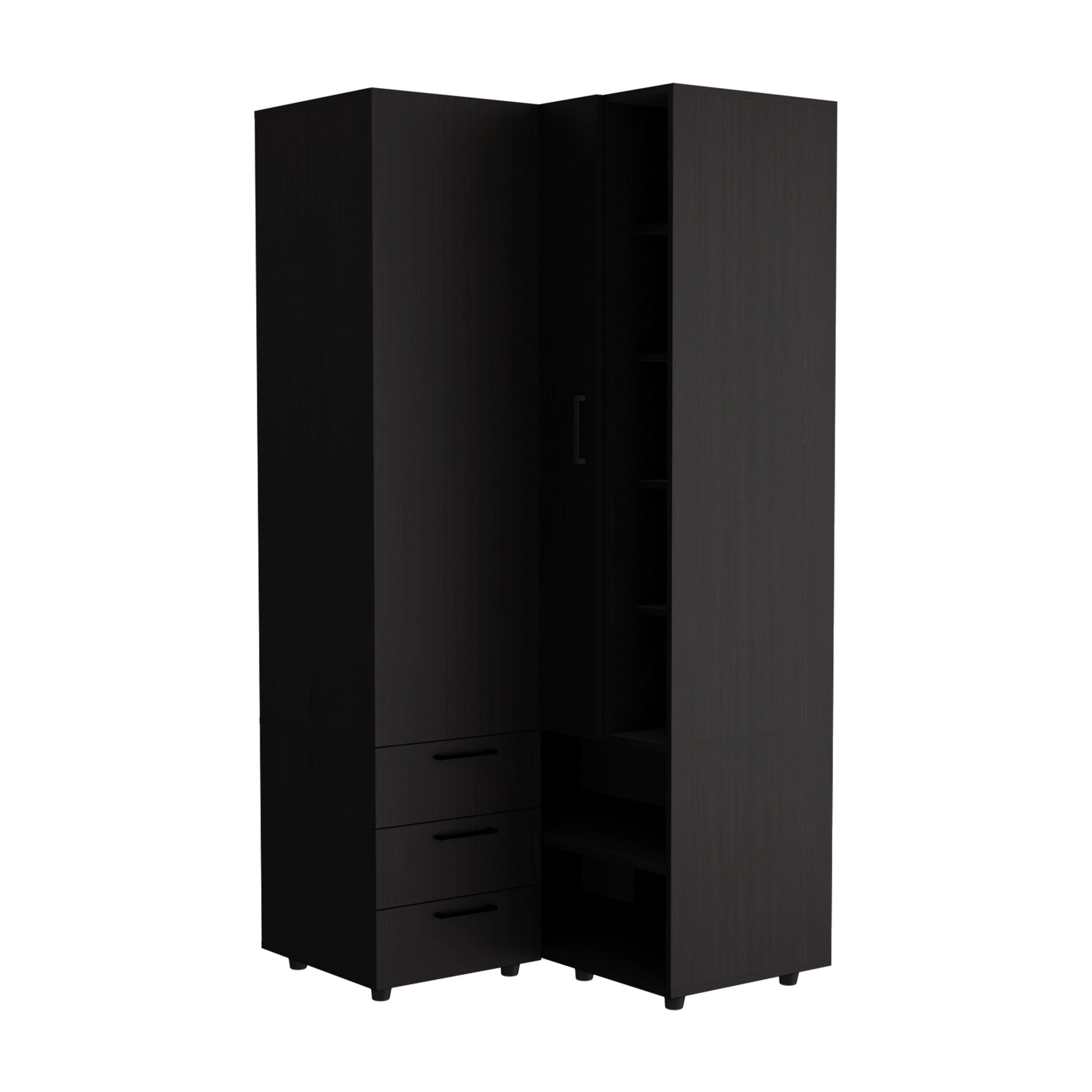 Ursine Armoire, Bedroom, Black