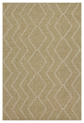 Earth GC_NTL1011 Jute/White 7 ft. 10 in. x 10 ft. 3 in. Indoor/Outdoor Area Rug