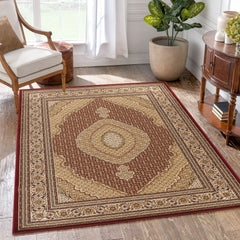 Manchester GC_HER5004 Red 5 ft. 3 in. x 7 ft. 3 in. Area Rug