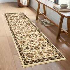 Classic GC_VIN5011 Cream 2 ft. 7 in. x 7 ft. 3 in. Area Rug