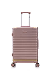 Luggage set PC+aluminum 20/24/28 inch three models set, stylish aluminum frame password lock luggage, suitable for travel suitcases and suitcases