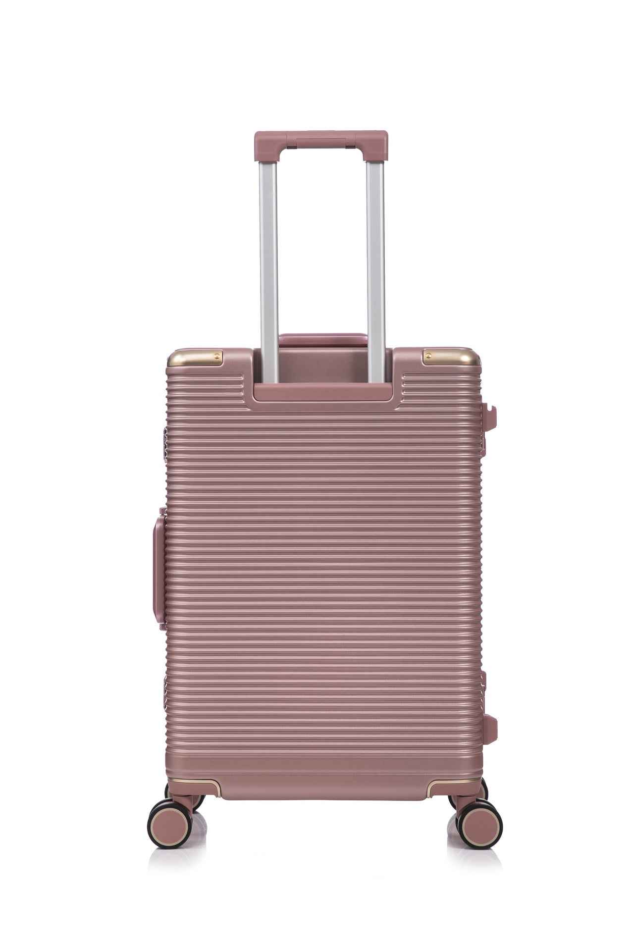 Luggage set PC+aluminum 20/24/28 inch three models set, stylish aluminum frame password lock luggage, suitable for travel suitcases and suitcases
