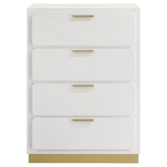 Sophia White 4-drawer Chest