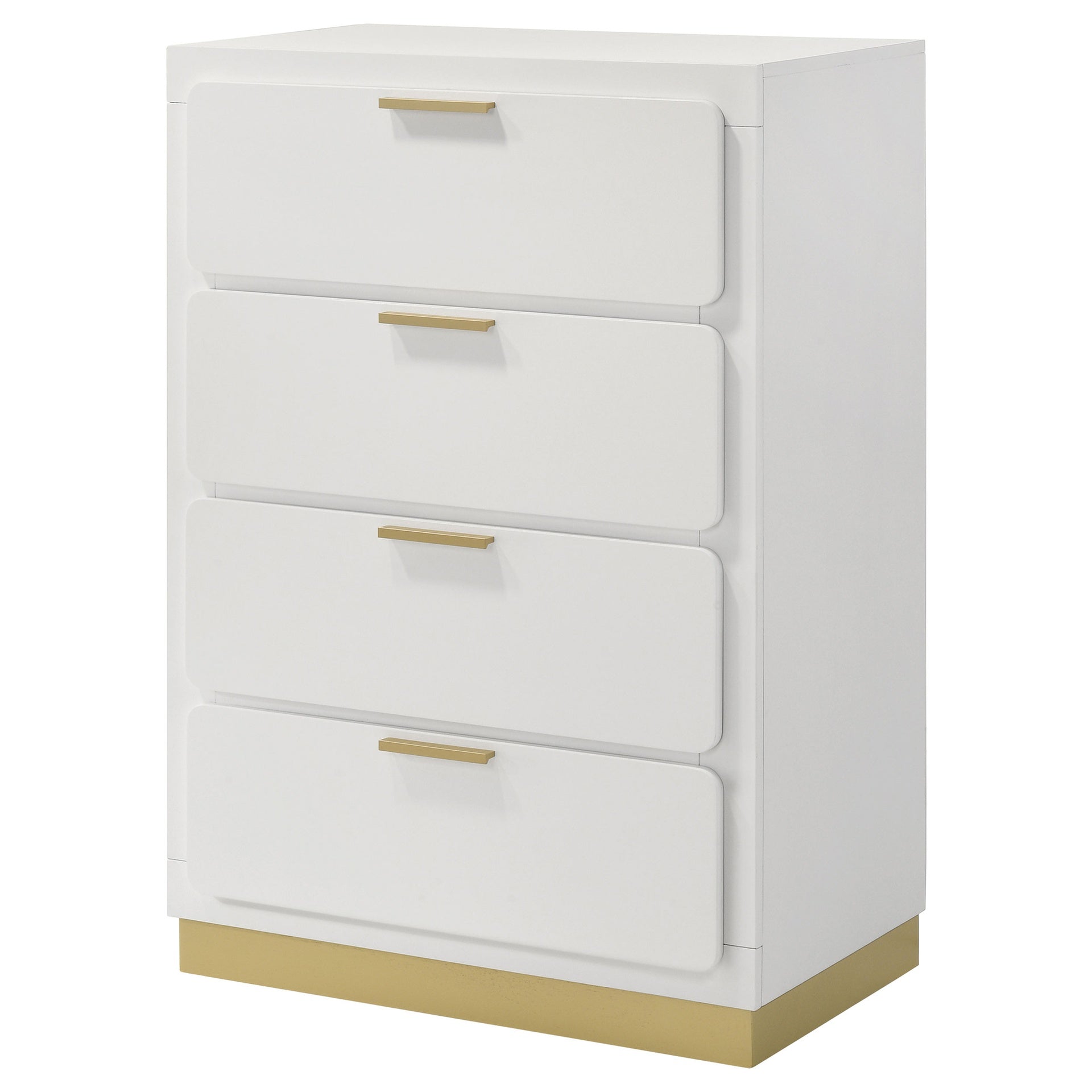Sophia White 4-drawer Chest