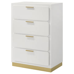 Sophia White 4-drawer Chest