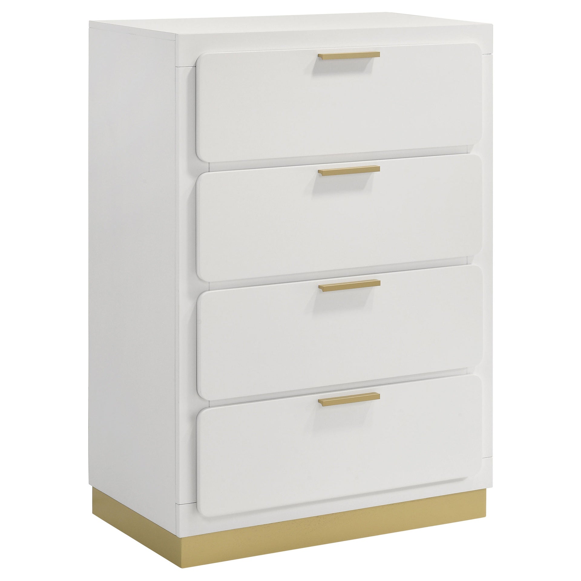Sophia White 4-drawer Chest
