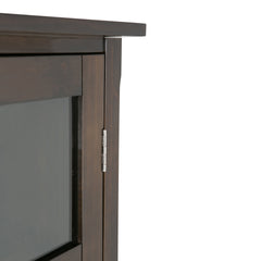 Avalon - High Storage Wine Rack Cabinet - Dark Tobacco Brown
