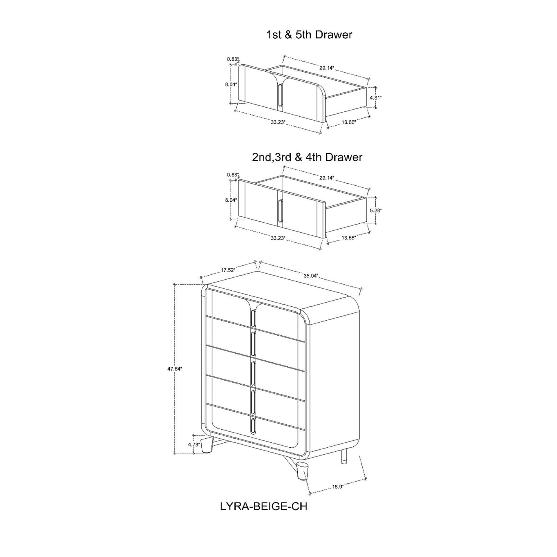Nora Beige Chest