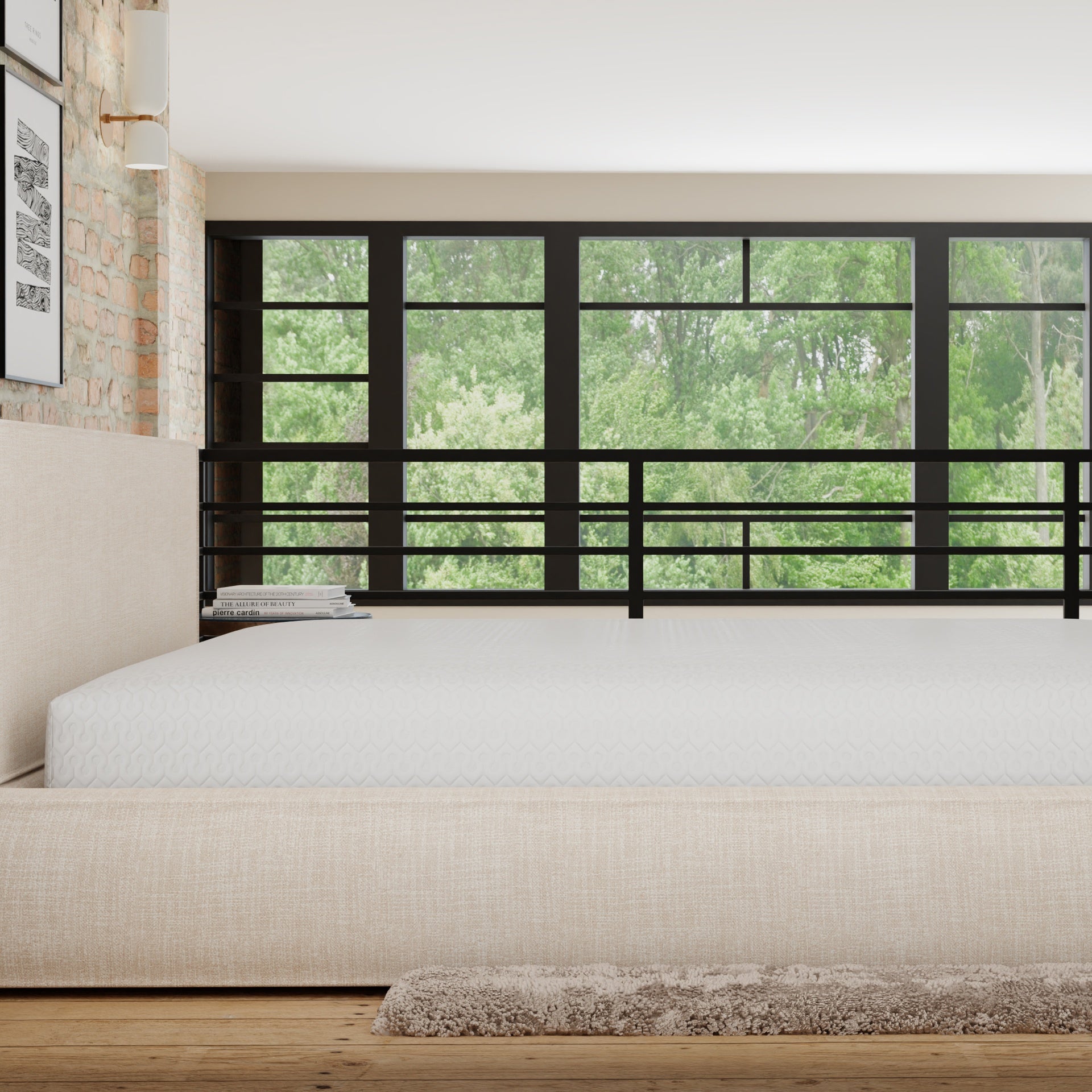 Snow Soft Circular Poly Knit with HEIQ Cooling Water Resistant Mattress Protector Cal King
