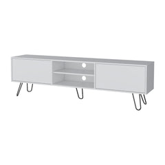 Selby TV Rack, Hairpin Leg Design with Spacious Storage