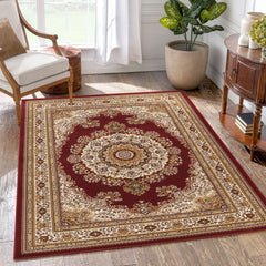 Manchester GC_HER5007 Red 5 ft. 3 in. x 7 ft. 3 in. Area Rug
