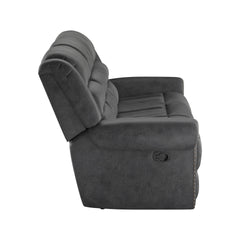 Gray Reclining Sofa