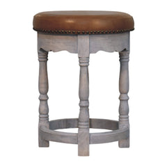 Artisan Furniture Solid Wood Rustic Charm Stool