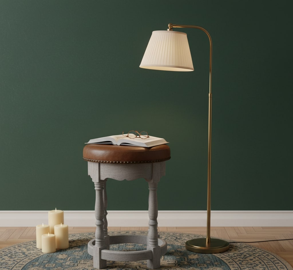 Artisan Furniture Solid Wood Rustic Charm Stool