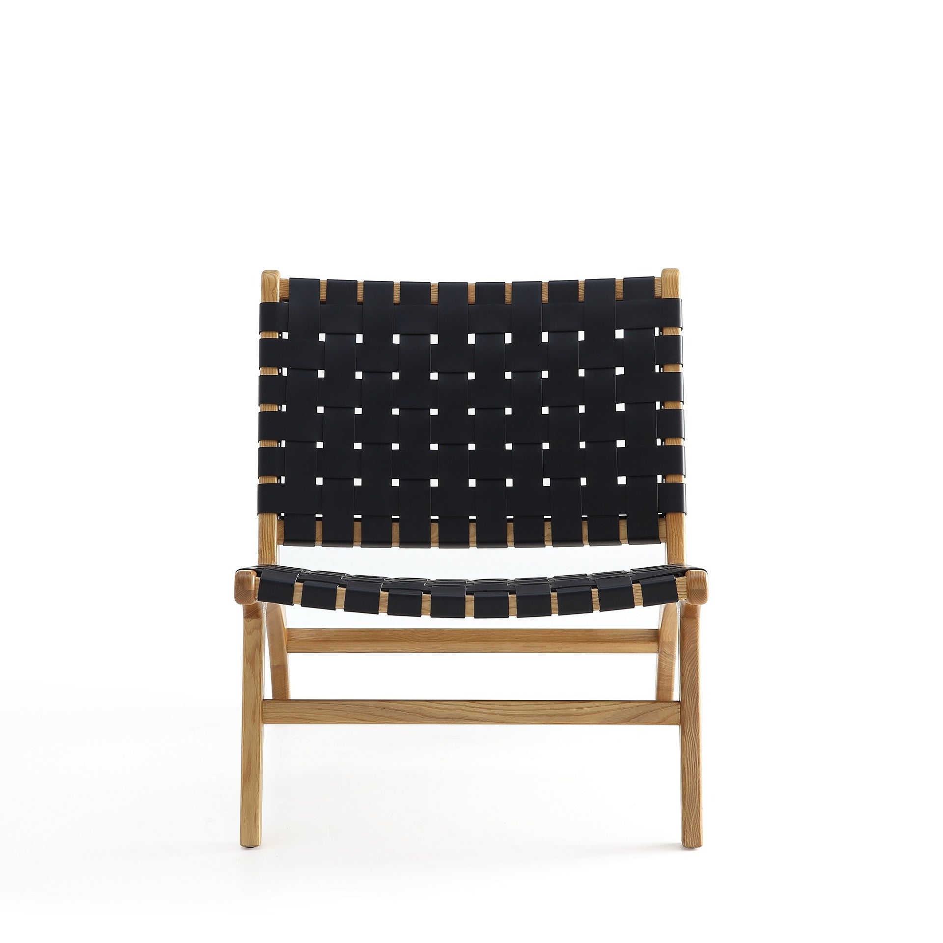 Accent Chair in Black and Natural