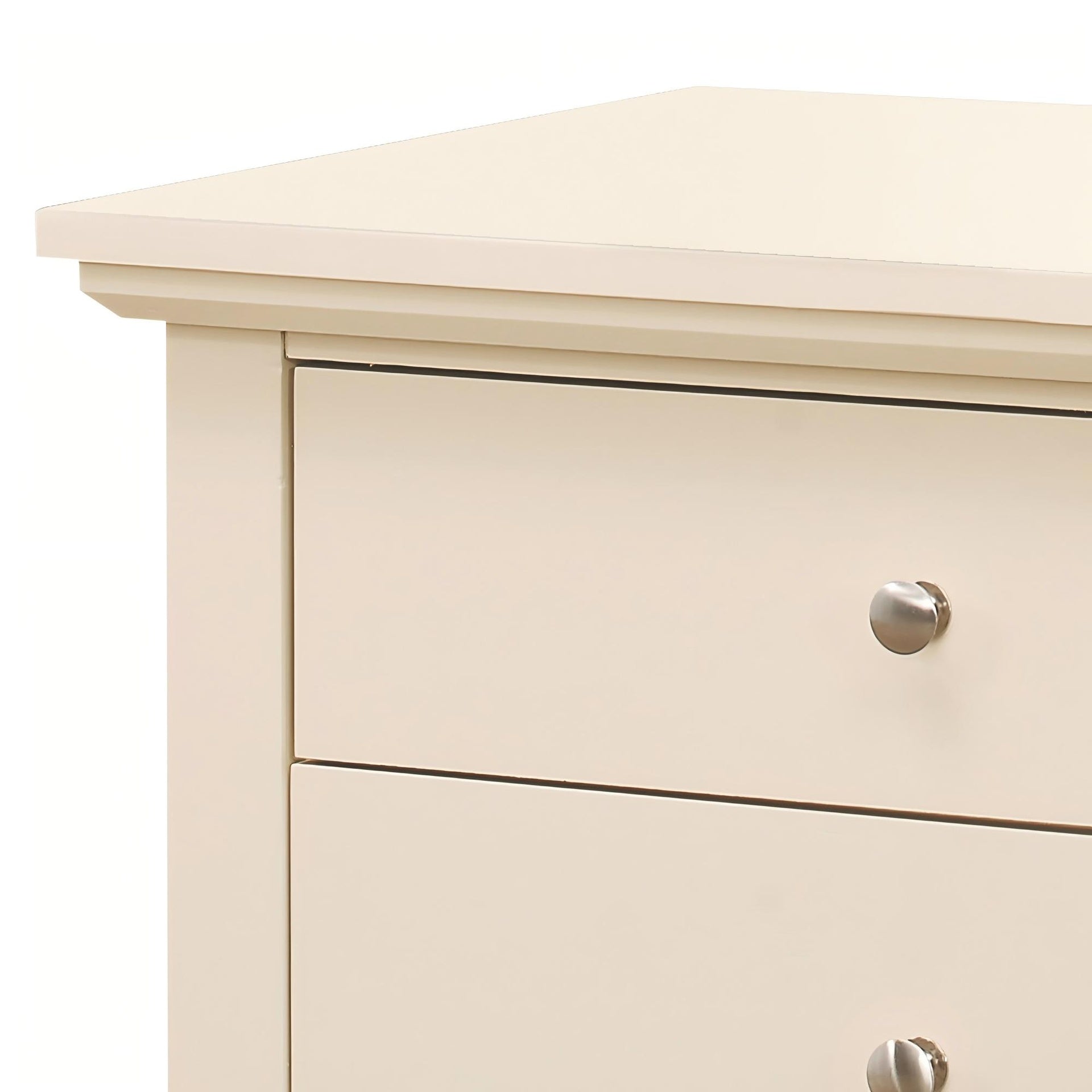 Charming Casual Nightstand In Beige