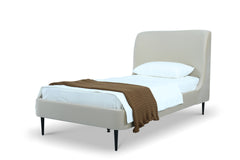 Twin Bed in Cream and Black
