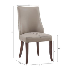 Dining Chair - Set of 2 in Taupe
