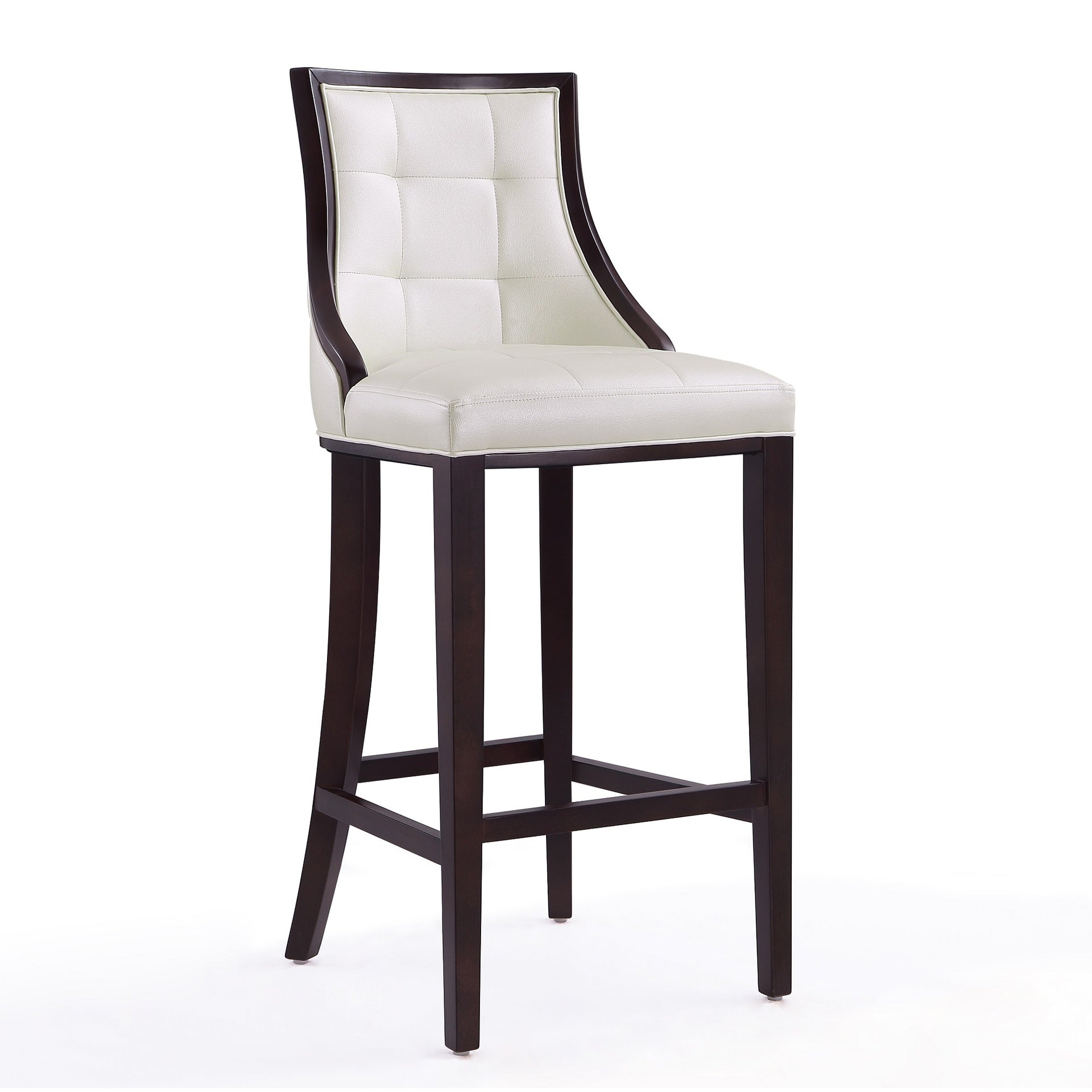 Barstool in Pearl White