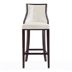 Barstool in Pearl White