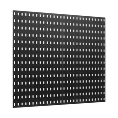 Pegboard Combination Kit 11 x 11" Plastic Pegboard 4 Panels Wall Organizer Black