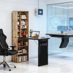 Computer Desk,Fold-out Convertible Home Office Desk