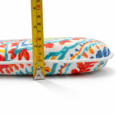 Outdoor Patio Chair Cushions, Water-Repellent U-Shape Thick Foam Seat Cushions with Ties, 17"x16"x2" All-Weather Cushions for Garden, Patio & Dining Chairs (Set of 4)-paisley multi