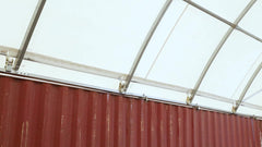 Shipping Container Canopy Shelter 20'x40',15 OZ PVC