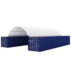 Shipping Container Canopy Shelter 20'x40',15 OZ PVC