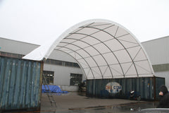 Shipping Container Canopy Shelter 40'x40'x13',11 OZ PE