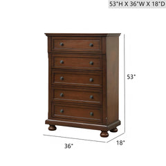Meade G8910-CH Chest , Dark Cherry