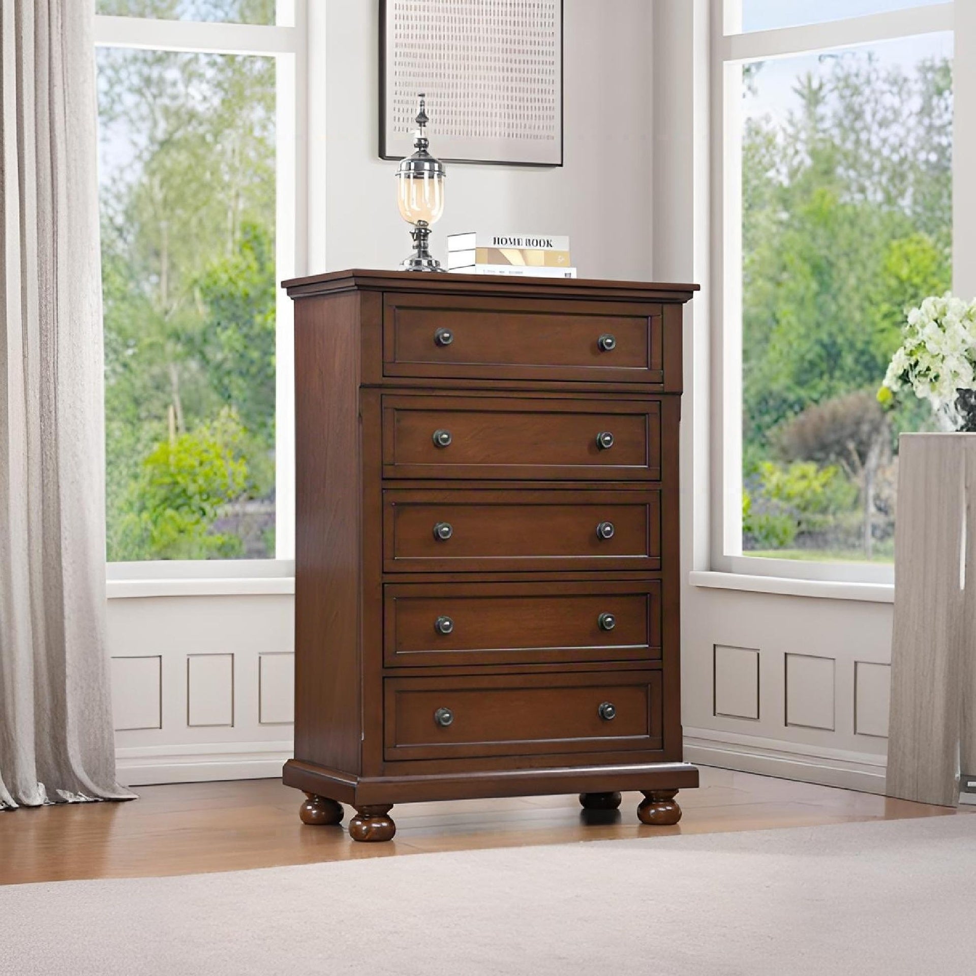 Meade G8910-CH Chest , Dark Cherry