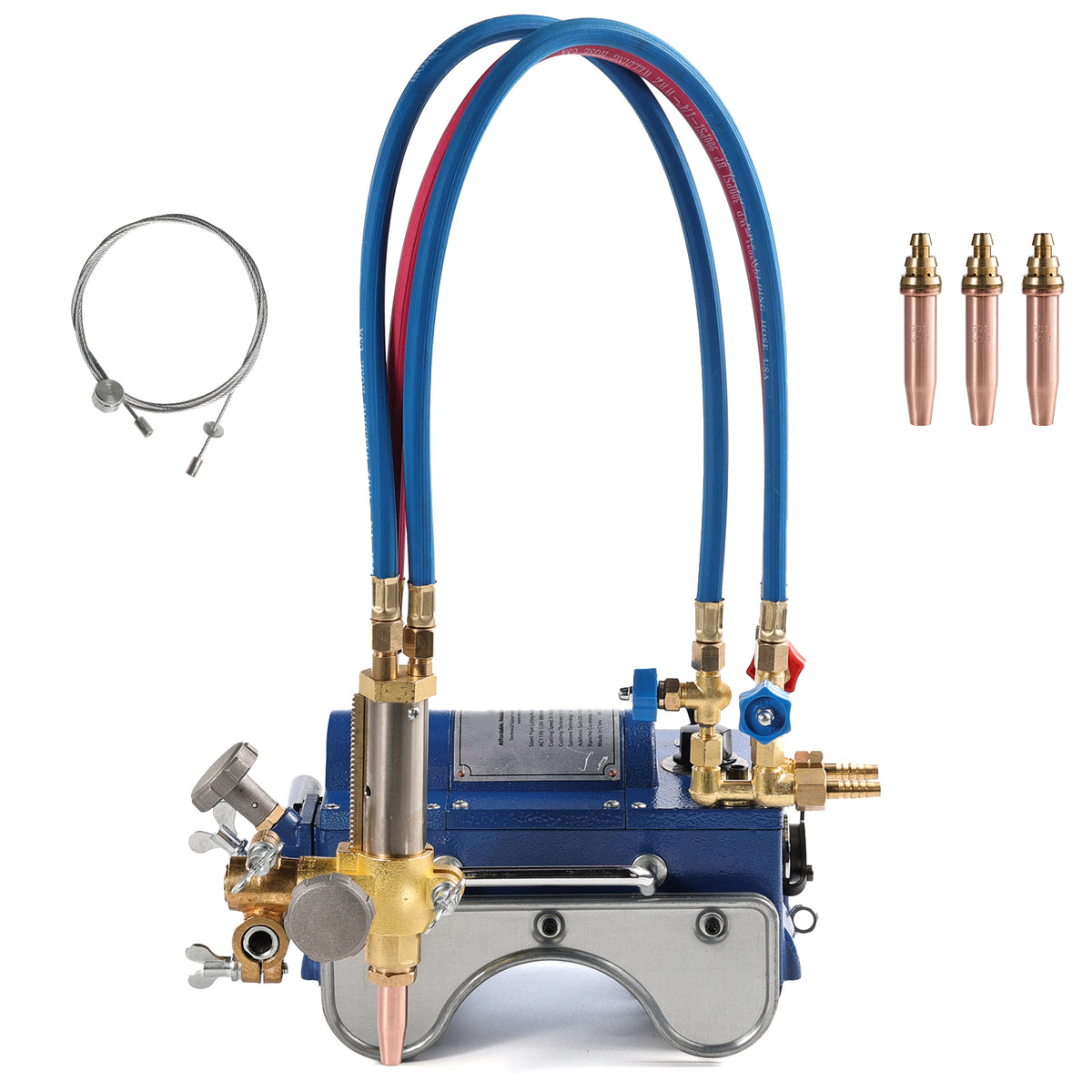 Electromagnetic Gas Pipe Cutting Machine 0.2"-4" Thick Tube 2"-30"/Min