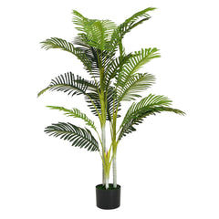 61" Artificial Palm Tree with Black Plastic Pot, Set of 2